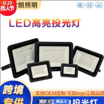 亚马逊户外人体感应投光灯50W小苹果投光灯市电led泛光灯投光灯图3