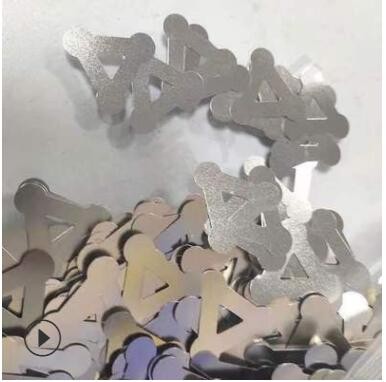 组合电池用三角圆形镍片 2*2口字形镀镍片 焊片T形镀镍连接片图3