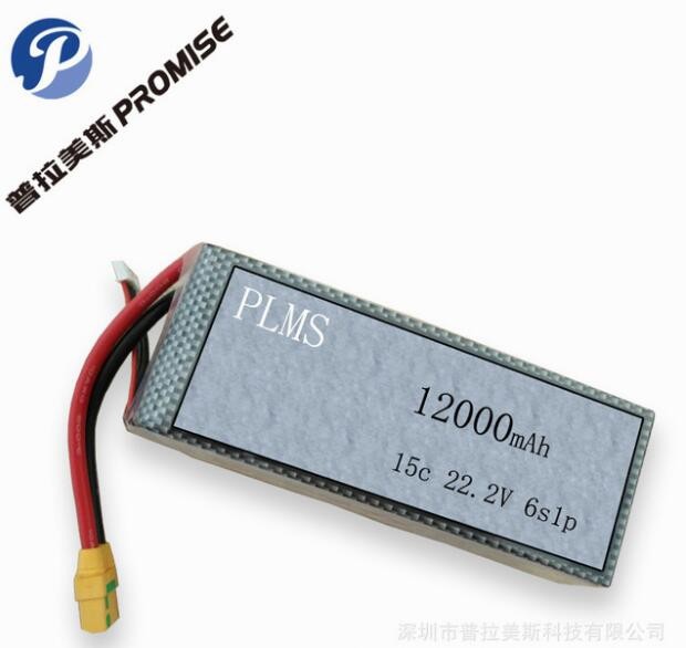 22.2v 10000mah 35c 高倍率聚合物 农业植保无人机锂电池组 批发图2