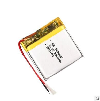 现货足容303030-250mAh 3.7v聚合物锂电池水质检测仪 血氧仪 定制图3