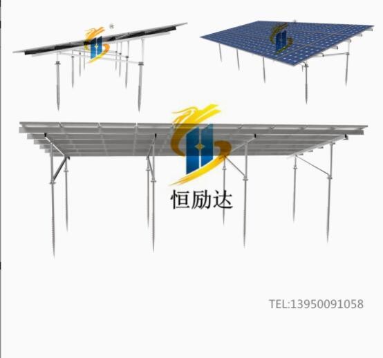 光伏支架 太阳能支架 Solar Rack Solar Mounting System N型架台图2