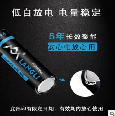 厂家直销5号碱性电池 aa lr6电池 1.5V玩具车遥控器体温枪电池图2