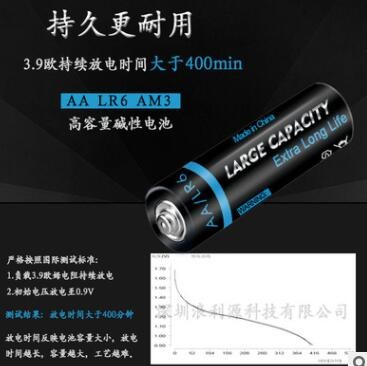 厂家直销5号碱性电池 aa lr6电池 1.5V玩具车遥控器体温枪电池图3