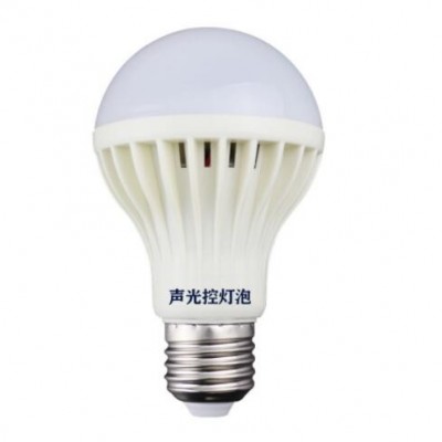 LED声光控球泡灯 小区走廊楼梯智能声控灯泡阳台人体雷达感应灯泡