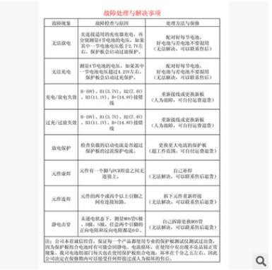 4串14.8V18650锂电池保护板16.8V防过充过放 短路保护20A限流保护图3