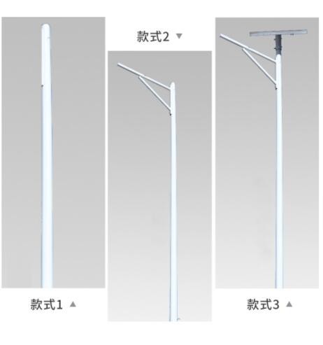 Q235路灯柱 厂家6米路灯杆人字臂电灯柱 市政工程光亮照明灯柱