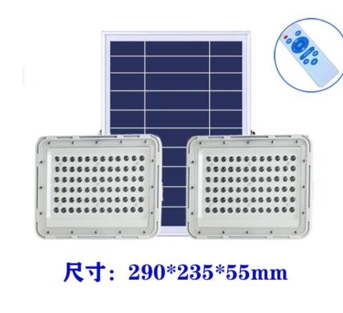 中山古镇太阳能工厂直销新款LED户外家用投光灯 升级款投光庭院灯图2