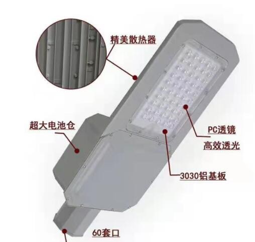 户外LED路灯 单双臂路灯批发 6米8米10米道路照明灯 城镇照明路灯图3