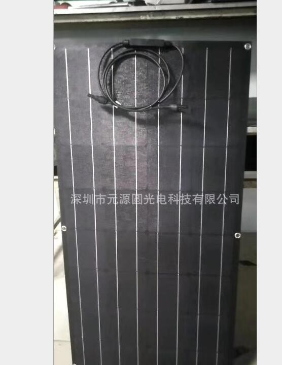 90W16VETFE太阳能柔性板半柔性太阳能板单晶太阳能柔性黑板层压板图2