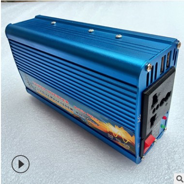 车载太阳能12V24v48v转220V光伏大功率 纯正弦波逆变器1000W双USB图3