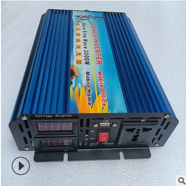 纯正弦波逆变器3000W光伏太阳能逆变器批发 风能野外露营应急电源图2