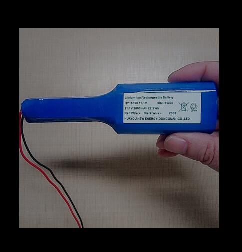 11.1v 2000mAh筋膜枪电池组带KC PSE MSDS UN38.3认证按摩器电池图3