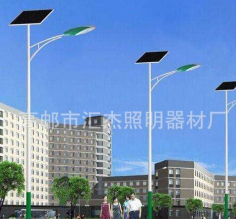 太阳能路灯 一体化太阳能路灯 单臂LED道路照明灯 庭院路灯套件
