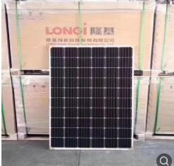 隆基乐叶光伏板370W 单晶硅太阳能光伏发电板 太阳能电池板组件图3