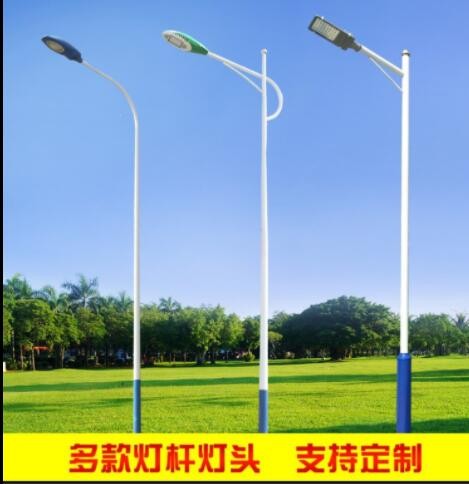 6米农村路灯led道路灯一体化太阳能灯A字挑臂路灯高杆灯小区路灯图3