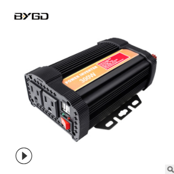 厂货大足功率家用电源转换器12v修正波逆变器300w110V