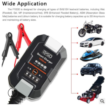 Battery Charger1000mA电池维护充电110V充6V/12V锂电池充电器图3