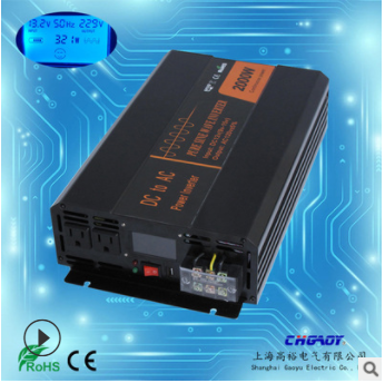 爆款12v 24v纯正弦波2000W足功率车载逆变器太阳能逆变器图2