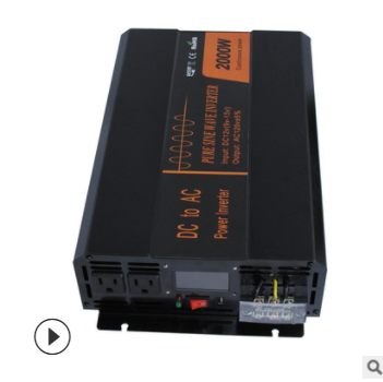 爆款12v 24v纯正弦波2000W足功率车载逆变器太阳能逆变器图3