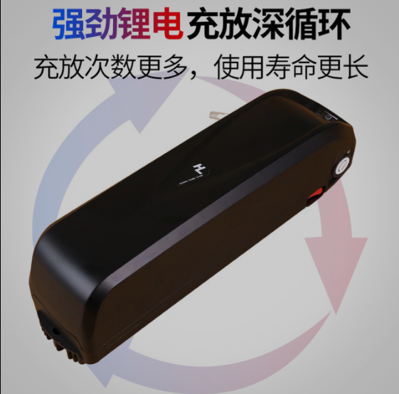 海龙一号锂电池48V10AH电动车三地车自行车锂电池助力车电瓶批发图3