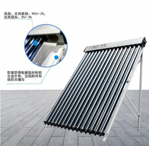 厂家热销出口分体承压真空管太阳能热水器