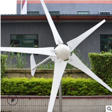 供应2000W48V风力发电机2KW风光互补家用风能发电五叶片微风启动图2