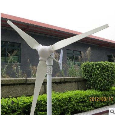广东厂家500W微型小型风力发电机12v/24V低速发电机家庭用风能图3