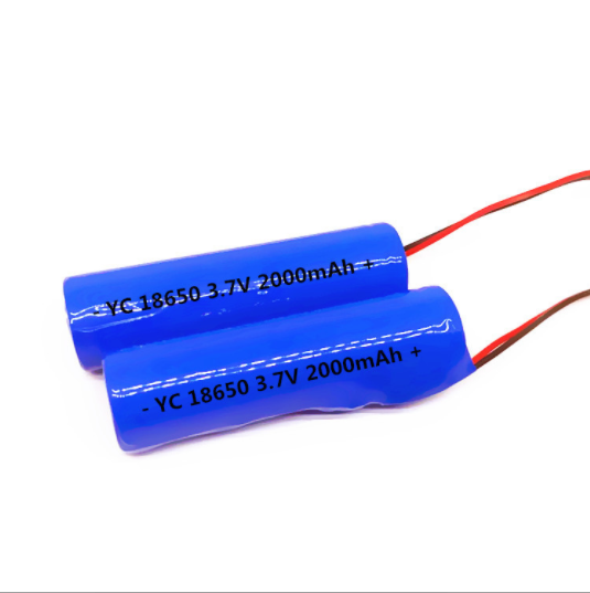 批发定制18650 锂电池2000mAh 3.7V小风扇扩音机太阳能灯单节电池图3