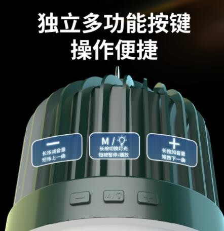 批发蓝牙露营灯户外夜市摆摊可供手机充电照明灯家用广场舞音响灯图2