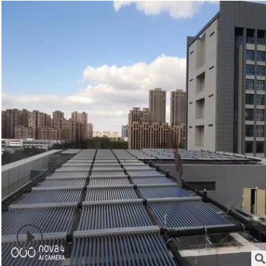 盐城建湖医院25p空气能热泵100组太阳能集热系统太阳能结合空气能图3