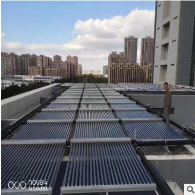盐城建湖医院25p空气能热泵100组太阳能集热系统太阳能结合空气能