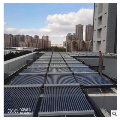 盐城建湖医院25p空气能热泵100组太阳能集热系统太阳能结合空气能