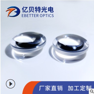 双凸透镜教学实验直径26.4mm焦距35望远镜目镜双凸透镜玻璃镜片图3