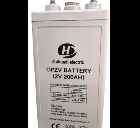储能蓄电池2V 200AH 300AH 420AH 250AH OPZV 490A管式电瓶直供