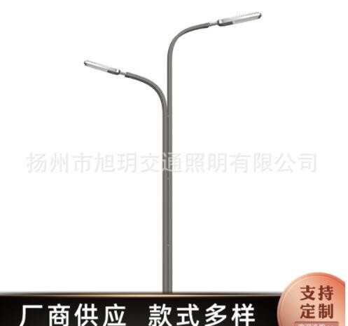 户外LED路灯 室外照明灯具小区5/6/8米双臂LED路灯杆批发量大从优