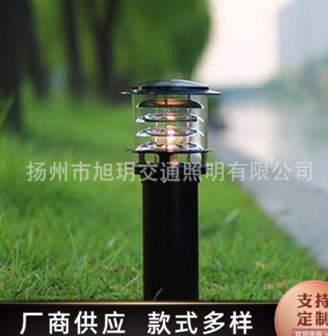 户外草坪灯 led创意现代园林草坪灯15w不锈钢防水公园庭院灯图3