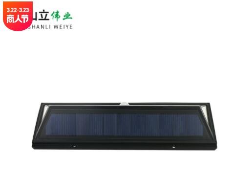 厂家直销 80LED太阳能感应壁灯 人体感应灯泛光 灯路灯过道灯