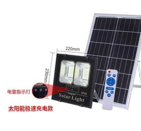 LED太阳能投光灯户外路灯外贸新款防水庭院灯泛光灯solar light