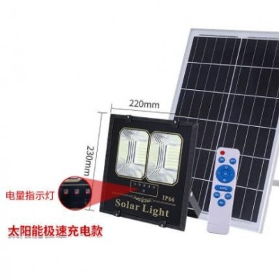 LED太阳能投光灯户外路灯外贸新款防水庭院灯泛光灯solar light