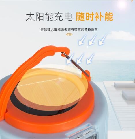 LED球泡灯可手机充电地摊夜市灯太阳能帐篷露营灯宿舍移动应急灯图2