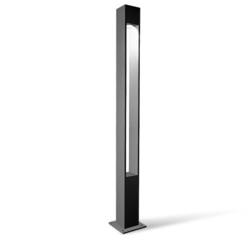 新款现代简约户外led庭院灯30W3米4米铝型材不锈钢厂家批发图2