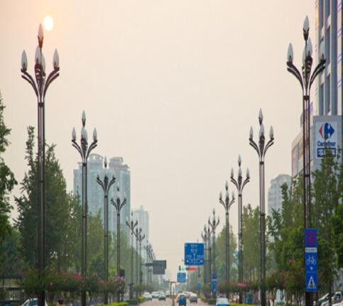 广场道路照明园林亮化高杆路灯 LED户外组合灯 玉兰灯景观灯图2