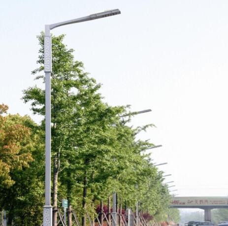 可定制LED太阳能路灯 8米100w镀锌户外新农村单臂市政工程道路灯图2