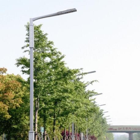 LED市电单臂路灯 新农村建设30W5米6米8米户外工程照明单臂路灯杆图3
