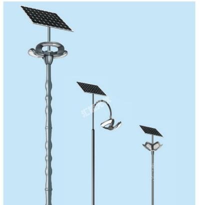 仿古太阳能路灯厂家批发庭院灯led太阳能一体化路灯雷达户外路灯图2