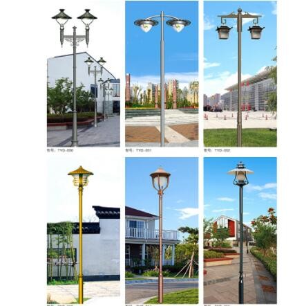led双头庭院灯新农村户外防水一体化人体感应灯道路 LED路灯图3