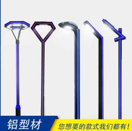 常州led庭院灯路灯铝型材景观灯 3米4米中杆灯户外草地坪景观灯图3