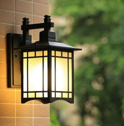 户外壁灯阳台防水墙壁灯欧式庭院灯复古壁灯LED室外大门围墙灯图3
