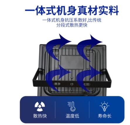 惠民款超亮LED太阳能投光灯新农村室内户外庭院太阳能灯厂家直销图3