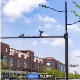 多功能综合杆交通信号灯标志牌监控杆综合杆多功能一体化路灯杆图2